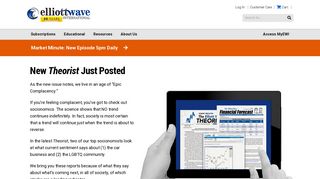 Elliott Wave International: Expert Market Forecasting Using the Elliott ...