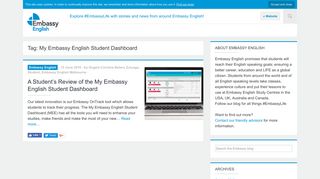 My Embassy English Student Dashboard Archives - Embassy English ...