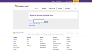 Sign-in to Member Online Services - EmblemHealth