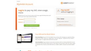 Log In to MyAmbit Account and QuickPay | MyAmbit ... - Ambit Energy