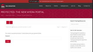 The New myERA Portal – ERA Realty Network Singapore