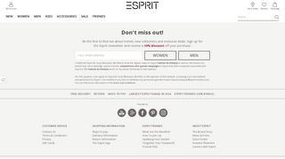 shopping online - Esprit Online - Clothing & accessories for women ...