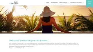 Discover the World | Vacation Ownership | Club Exploria | Exploria ...