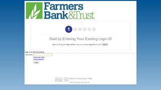 Farmers Bank And Trust Company - Online Banking - myebanking.net