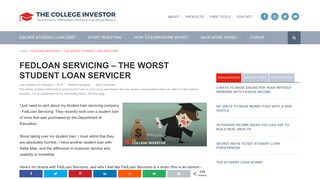 FedLoan Servicing - The Worst Student Loan Servicer