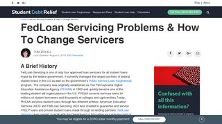 FedLoan Servicing Problems & How To Change Servicers