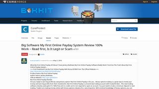 #701 Big Software My First Online Payday System Review 100% Work ...