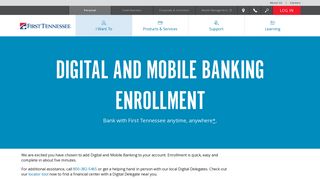 Digital Banking and Mobile Banking Enrollment - First Tennessee Bank