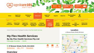 My Flex Health Services, Perth, WA - Agedcare101