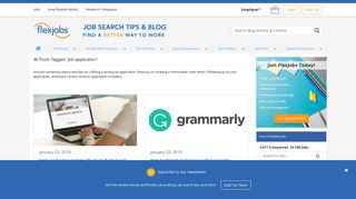 job application - FlexJobs