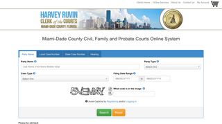 OCS Search - Miami-Dade Clerk of Courts
