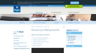 Client area insurance online Luxembourg | Foyer Assurances