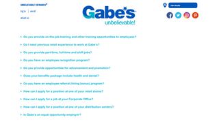 Career FAQ's | mygabes