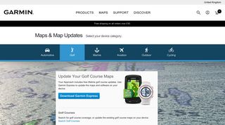 Maps & Map Updates | Garmin | United Kingdom