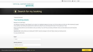Manage my booking - Official Gatwick