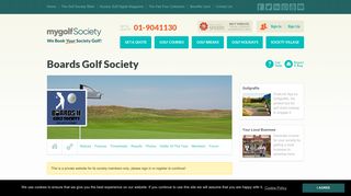 My Golf Society | Society - Login