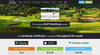 My Online Golf Club: Golf Handicap