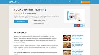 GOLO Weight Loss Diet Reviews - Does It Really Work? - HighYa