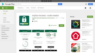 myGov Access - code creator - Android Apps on Google Play
