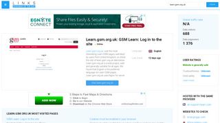 Visit Learn.gsm.org.uk - GSM Learn: Log in to the site.