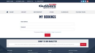 My Bookings | Gullivers Sports Travel