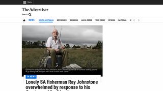 Lonely SA fisherman Ray Johnstone overwhelmed by response to his ...
