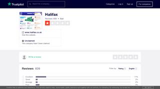 Halifax Reviews | Read Customer Service Reviews of www.halifax.co.uk