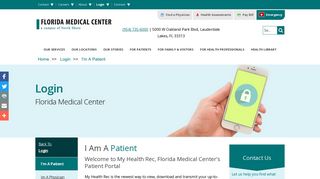 My Health Rec Patient Portal | Florida Medical Center