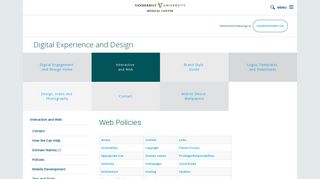 Digital Experience and Design - Web Policies - Vanderbilt Health ...