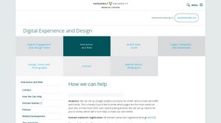 Digital Experience and Design - How we can help - Vanderbilt Health ...