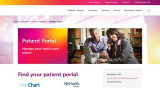 Patient Portals – Prisma Health - Palmetto Health