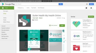 Sutter Health My Health Online - Apps on Google Play