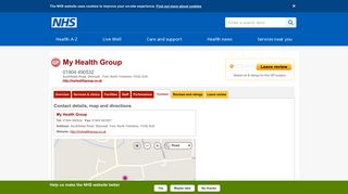 Contact - My Health Group - NHS