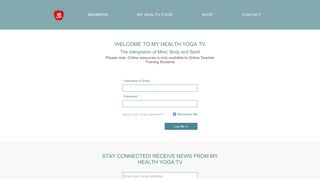 Membership Options — My Health Yoga TV