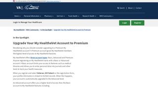 Upgrading Your My HealtheVet Account Through In-Person or Online ...