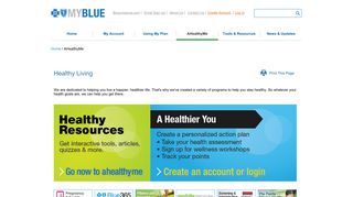 AHealthyMe - Blue Cross Blue Shield of Massachusetts