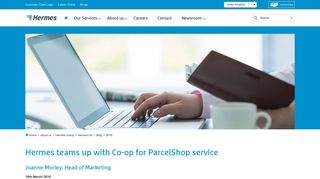Hermes teams up with Co-op for ParcelShop service | Hermes