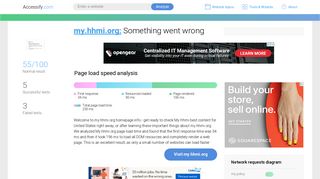 Access my.hhmi.org. Something went wrong