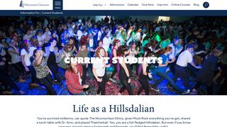 Current Students - Hillsdale College