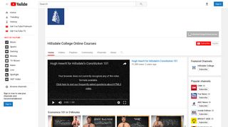Hillsdale College Online Courses - YouTube