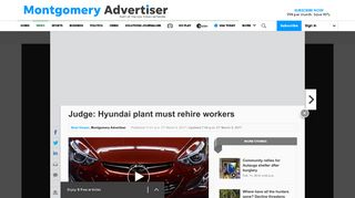 Judge: Hyundai plant must rehire workers - Montgomery Advertiser