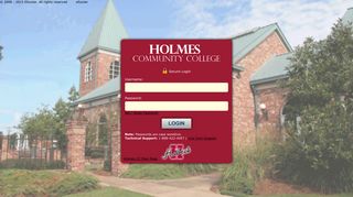 Luminis Platform 5.2.2 Login - Holmes Community College