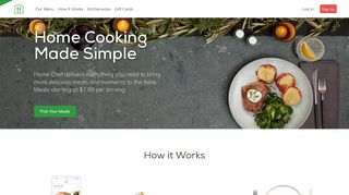 Home Chef: Meal Delivery Service - Fresh Weekly Meal Kit Delivery