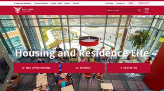 Housing and Residence Life | Ball State University