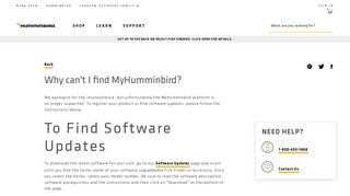Why can't I find MyHumminbird? | Humminbird