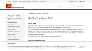 Identity Fraud and Theft - CIBC.com