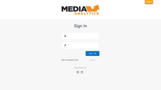 Media Analytics DR Tracker | IMS Media Analytics • Login
