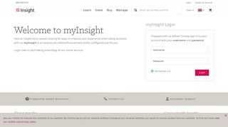 myInsight - Login | Insight UK
