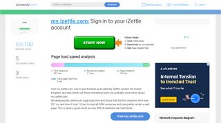 Access my.izettle.com. Sign in to your iZettle account