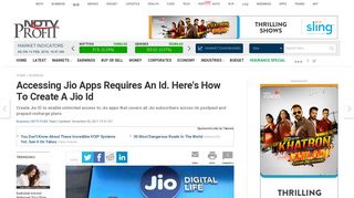 How To Create Jio ID to Get Access To Jio Apps: 10 Steps - NDTV.com